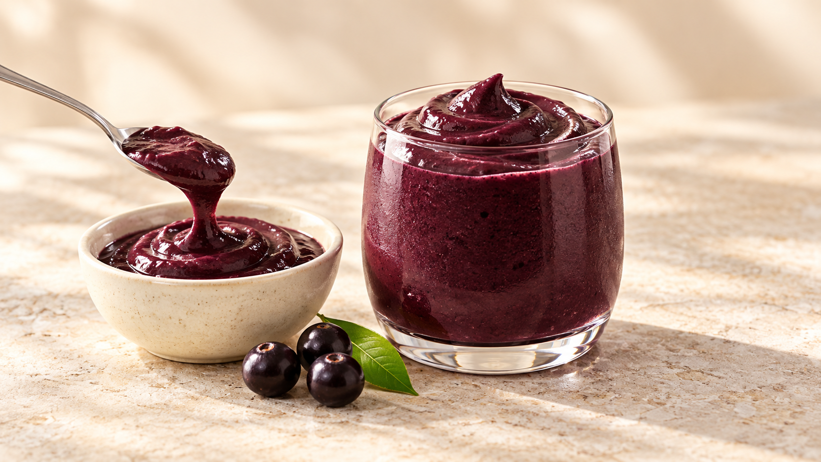 Acai Puree for commercial food production